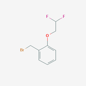 molecular formula C9H9BrF2O B3004678 2-(2,2-Difluoroethoxy)benzyl bromide CAS No. 1179229-29-8