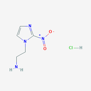 molecular formula C5H9ClN4O2 B3004765 2-(2-硝基-1H-咪唑-1-基)乙胺盐酸盐 CAS No. 116989-51-6