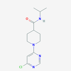 1-(6-chloropyrimidin-4-yl)-N-(propan-2-yl)piperidine-4-carboxamide