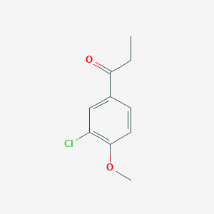 1-(3-Chloro-4-methoxyphenyl)propan-1-one