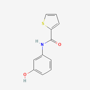 N-(3-hydroxyphenyl)thiophene-2-carboxamide