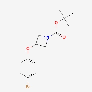 molecular formula C14H18BrNO3 B3004829 Tert-butyl 3-(4-bromophenoxy)azetidine-1-carboxylate CAS No. 960402-39-5