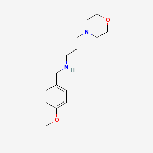 molecular formula C16H26N2O2 B3004836 (4-Ethoxy-benzyl)-(3-morpholin-4-yl-propyl)-amine CAS No. 626208-45-5