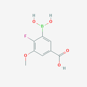 3-Borono-4-fluoro-5-methoxybenzoic acid