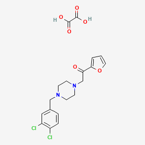 2-(4-(3,4-Dichlorobenzyl)piperazin-1-yl)-1-(furan-2-yl)ethanone oxalate