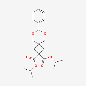 Diisopropyl 7-phenyl-6,8-dioxaspiro[3.5]nonane-2,2-dicarboxylate