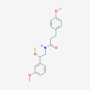 molecular formula C20H25NO4 B3004937 N-(2-methoxy-2-(3-methoxyphenyl)ethyl)-3-(4-methoxyphenyl)propanamide CAS No. 1797715-43-5