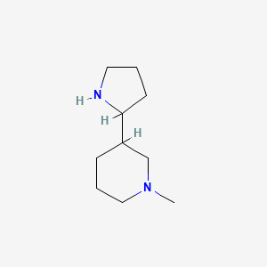 molecular formula C10H20N2 B3004952 1-Methyl-3-(2-pyrrolidinyl)piperidine CAS No. 524674-30-4