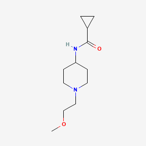 N-(1-(2-methoxyethyl)piperidin-4-yl)cyclopropanecarboxamide