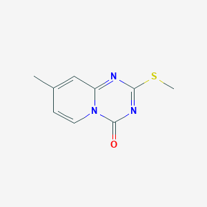 8-methyl-2-(methylsulfanyl)-4H-pyrido[1,2-a][1,3,5]triazin-4-one