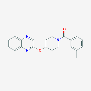 (4-(Quinoxalin-2-yloxy)piperidin-1-yl)(m-tolyl)methanone