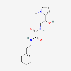 N1-(2-(cyclohex-1-en-1-yl)ethyl)-N2-(2-hydroxy-2-(1-methyl-1H-pyrrol-2-yl)ethyl)oxalamide