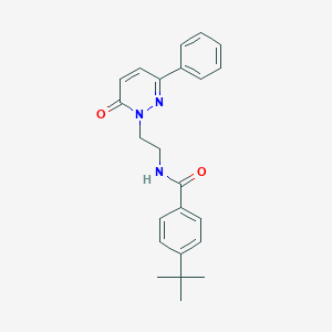 4-tert-butyl-N-[2-(6-oxo-3-phenylpyridazin-1(6H)-yl)ethyl]benzamide