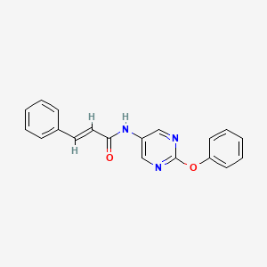 molecular formula C19H15N3O2 B3005068 N-(2-phenoxypyrimidin-5-yl)cinnamamide CAS No. 1396890-93-9