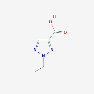 molecular formula C5H7N3O2 B3005101 2-乙基-2H-1,2,3-三唑-4-甲酸 CAS No. 1372713-62-6