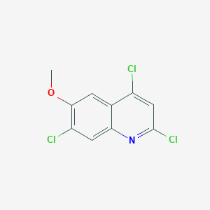 molecular formula C10H6Cl3NO B3005114 2,4,7-Trichloro-6-methoxyquinoline CAS No. 1265883-06-4