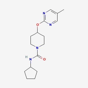 N-Cyclopentyl-4-(5-methylpyrimidin-2-yl)oxypiperidine-1-carboxamide