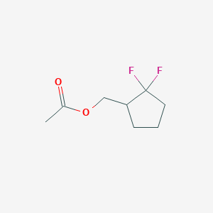 (2,2-Difluorocyclopentyl)methyl acetate