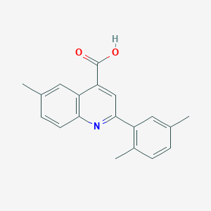 2-(2,5-Dimethylphenyl)-6-methylquinoline-4-carboxylic acid