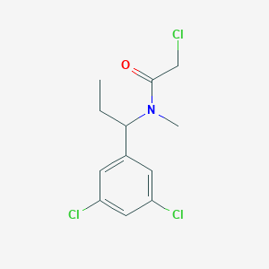 2-Chloro-N-[1-(3,5-dichlorophenyl)propyl]-N-methylacetamide