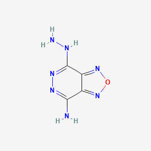 molecular formula C4H5N7O B3005293 7-Hydrazino[1,2,5]oxadiazolo[3,4-d]pyridazin-4-amine CAS No. 890093-99-9