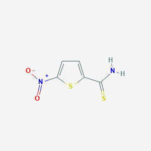 molecular formula C5H4N2O2S2 B3005310 5-Nitrothiophene-2-carbothioamide CAS No. 30096-68-5