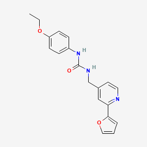 1-(4-Ethoxyphenyl)-3-((2-(furan-2-yl)pyridin-4-yl)methyl)urea