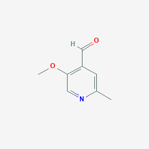 molecular formula C8H9NO2 B3005501 5-Methoxy-2-methylisonicotinaldehyde CAS No. 1289023-11-5