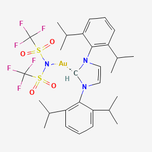 molecular formula C29H37AuF6N3O4S2 B3005505 Iprauntf2 CAS No. 951776-24-2