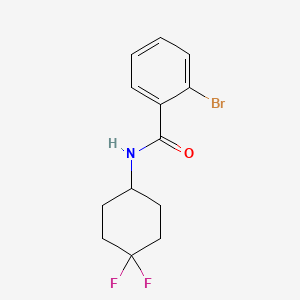 molecular formula C13H14BrF2NO B3005527 2-bromo-N-(4,4-difluorocyclohexyl)benzamide CAS No. 2034461-36-2