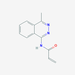 molecular formula C12H11N3O B3005629 N-(4-Methylphthalazin-1-yl)prop-2-enamide CAS No. 2305401-18-5