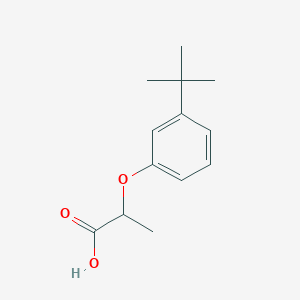 molecular formula C13H18O3 B3005746 2-(3-Tert-butylphenoxy)propanoic acid CAS No. 50397-71-2