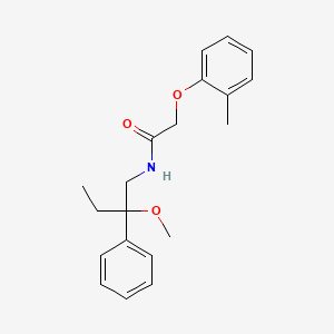 B3005796 N-(2-methoxy-2-phenylbutyl)-2-(o-tolyloxy)acetamide CAS No. 1797694-63-3