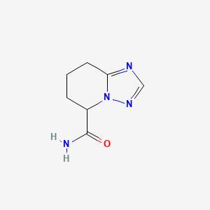 molecular formula C7H10N4O B3005830 5,6,7,8-Tetrahydro-[1,2,4]triazolo[1,5-a]pyridine-5-carboxamide CAS No. 2411242-11-8