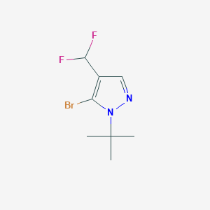 5-Bromo-1-tert-butyl-4-(difluoromethyl)pyrazole