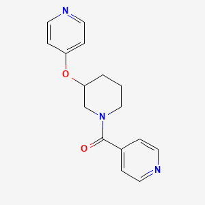 Pyridin-4-yl(3-(pyridin-4-yloxy)piperidin-1-yl)methanone