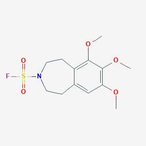 6,7,8-Trimethoxy-1,2,4,5-tetrahydro-3-benzazepine-3-sulfonyl fluoride