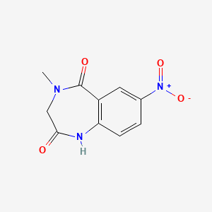 4-Methyl-7-nitro-3,4-dihydro-1H-benzo[e][1,4]diazepine-2,5-dione