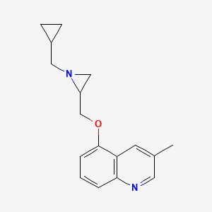 5-[[1-(Cyclopropylmethyl)aziridin-2-yl]methoxy]-3-methylquinoline
