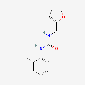 molecular formula C13H14N2O2 B3005887 1-(Furan-2-ylmethyl)-3-(2-methylphenyl)urea CAS No. 184897-33-4