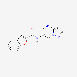 N-(2-methylpyrazolo[1,5-a]pyrimidin-6-yl)benzofuran-2-carboxamide