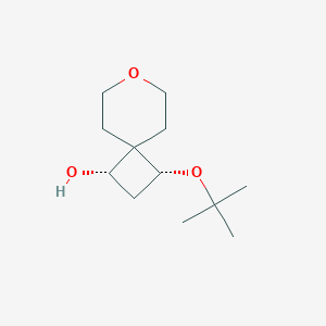 (1S,3R)-3-[(2-Methylpropan-2-yl)oxy]-7-oxaspiro[3.5]nonan-1-ol
