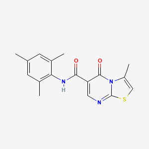 N-mesityl-3-methyl-5-oxo-5H-thiazolo[3,2-a]pyrimidine-6-carboxamide