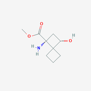 Methyl (1S,3R)-3-amino-1-hydroxyspiro[3.3]heptane-3-carboxylate