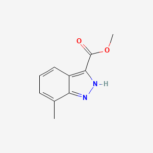 molecular formula C10H10N2O2 B3005977 Methyl 7-methyl-1H-indazole-3-carboxylate CAS No. 1352398-58-3