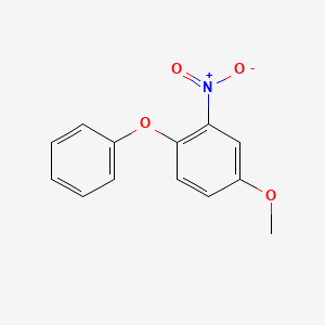 molecular formula C13H11NO4 B3005984 4-Methoxy-2-nitro-1-phenoxybenzene CAS No. 84594-95-6