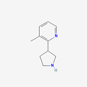 3-Methyl-2-(pyrrolidin-3-yl)pyridine