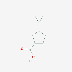 molecular formula C9H14O2 B3006011 3-Cyclopropylcyclopentane-1-carboxylic acid CAS No. 1782293-96-2