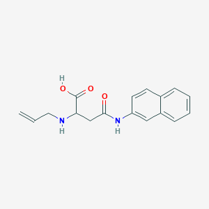 molecular formula C17H18N2O3 B3006020 2-(Allylamino)-4-(naphthalen-2-ylamino)-4-oxobutanoic acid CAS No. 1047683-63-5