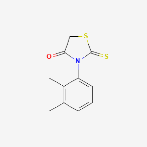 molecular formula C11H11NOS2 B3006043 3-(2,3-二甲苯基)-2-硫代-1,3-噻唑烷-4-酮 CAS No. 108654-36-0